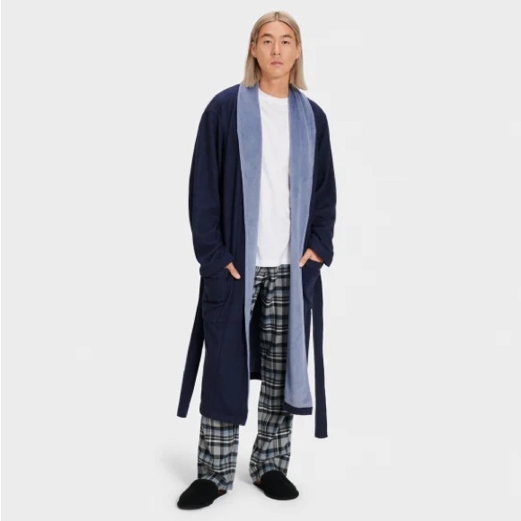 UGG Other - Men’s Ugg Robinson Robe Blue Size M/L